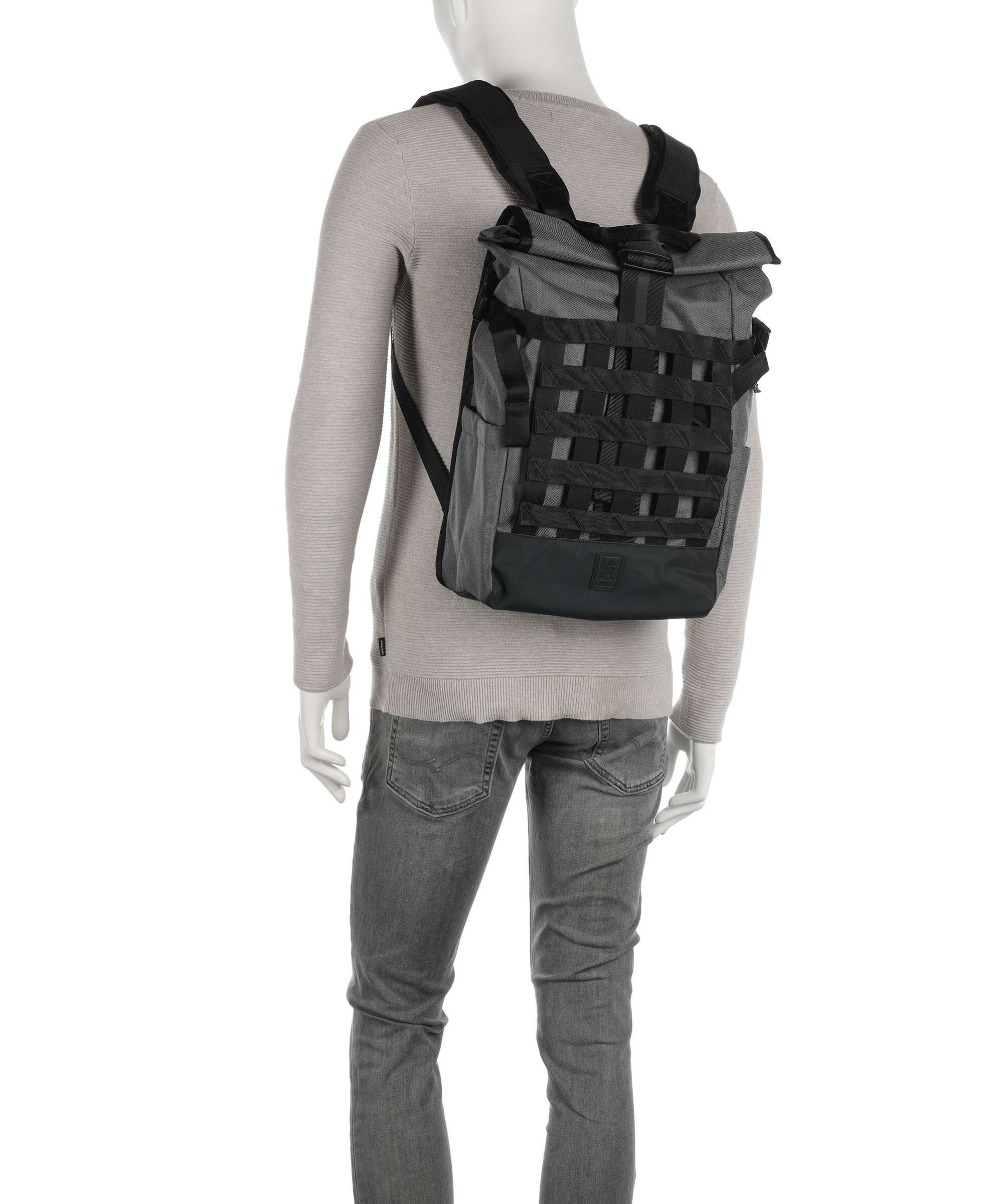 Chrome Barrage 18 Rolltop backpack black