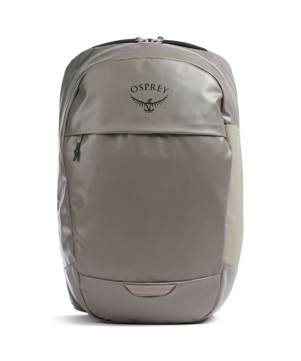 Osprey Transporter Panel Loader Backpack tan concrete