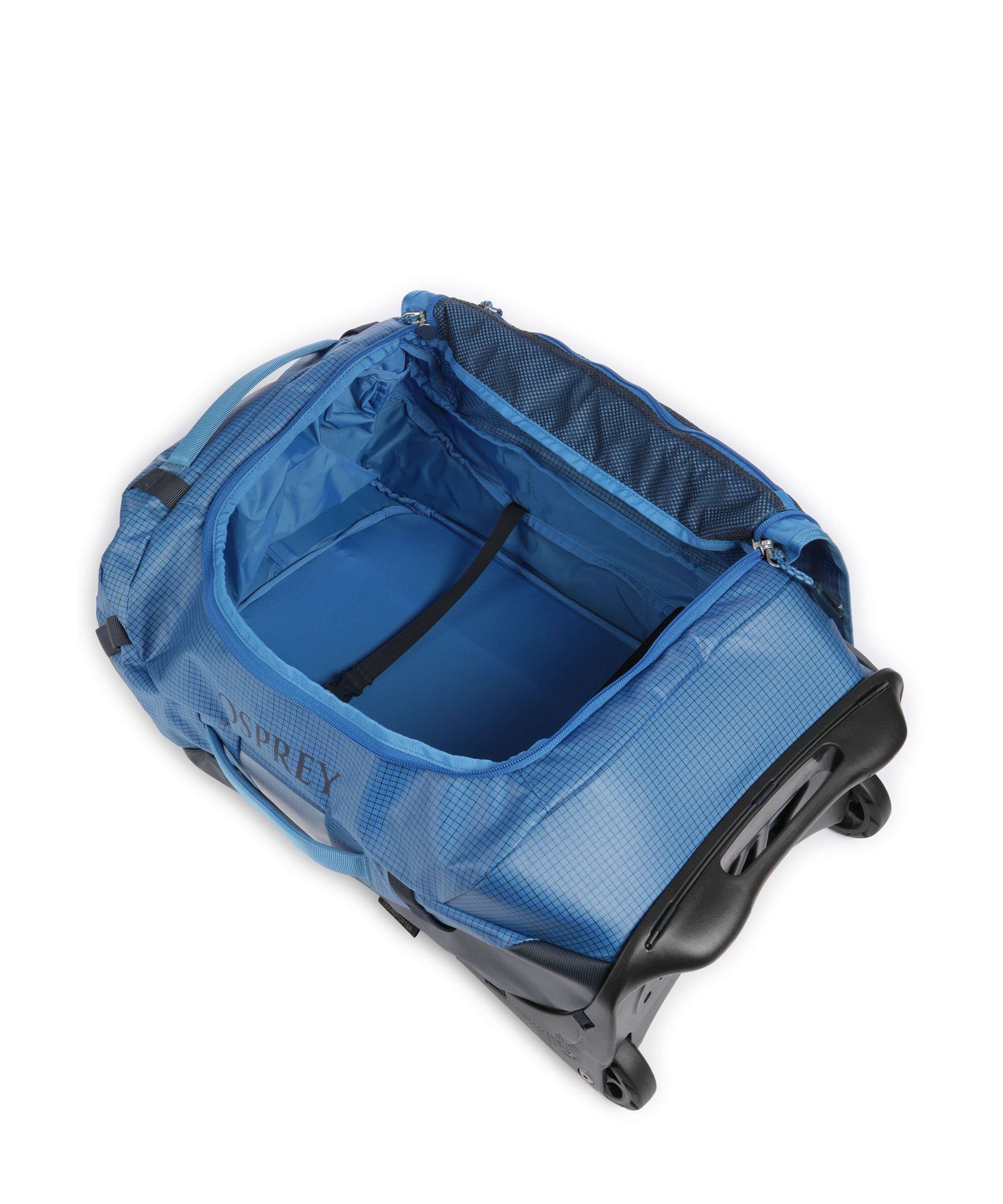 Osprey Transporter 60 Travel bag with wheels blue flame/scoria