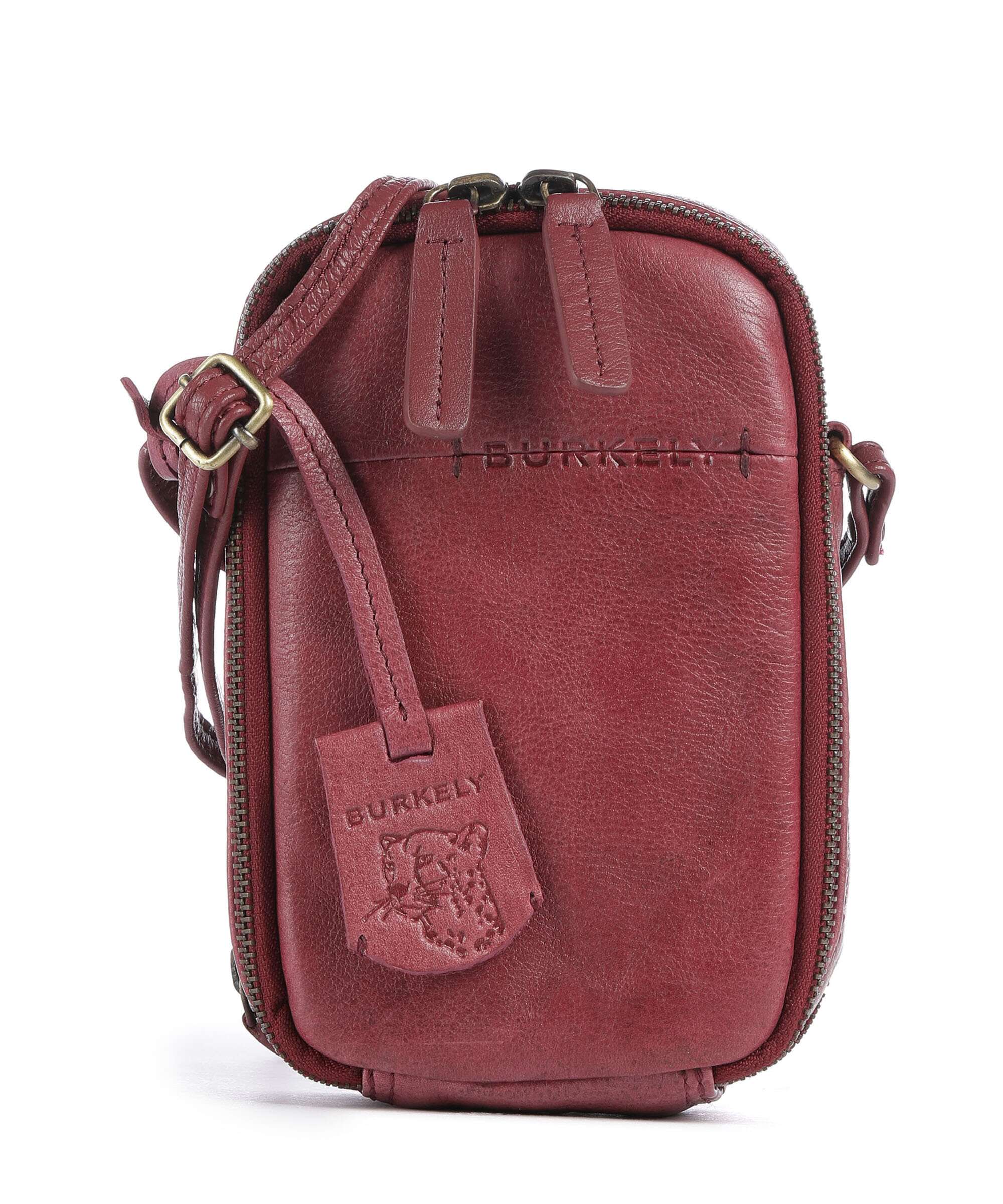 Burkely Natural Norah Phone bag poppy pink