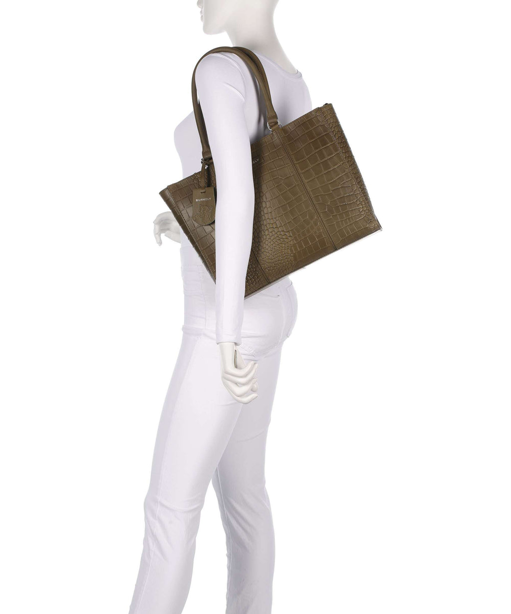 Burkely Cool Colbie Tote bag olive