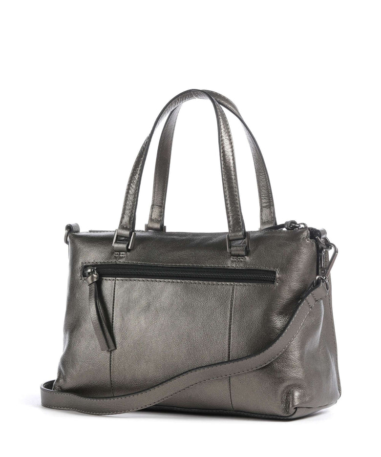 Burkely Creased Crystal Handbag gunmetal