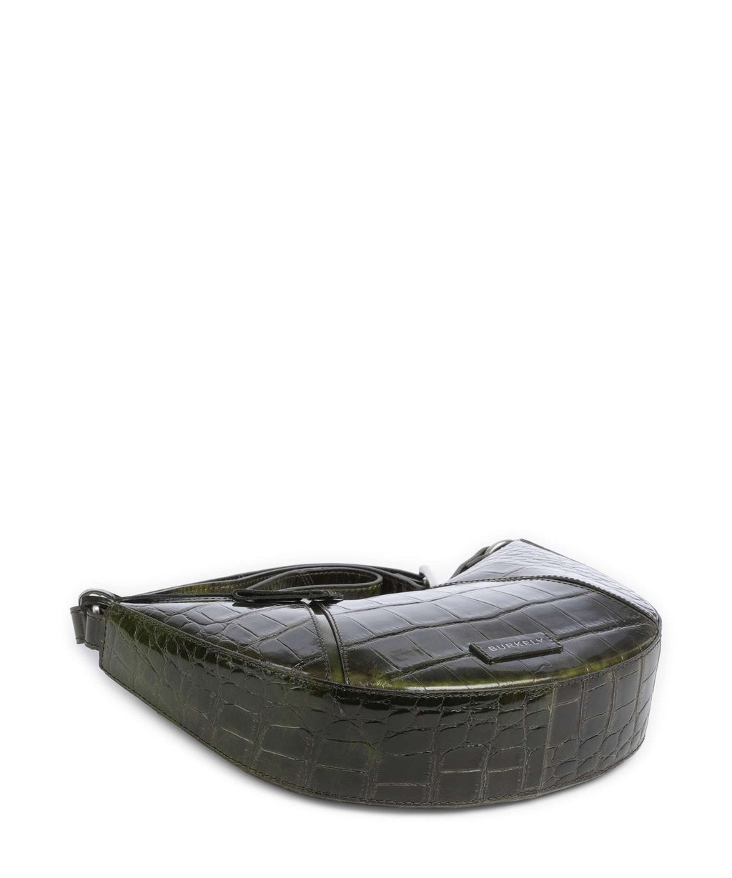 Burkely Cool Colbie Crossbody bag olive patent