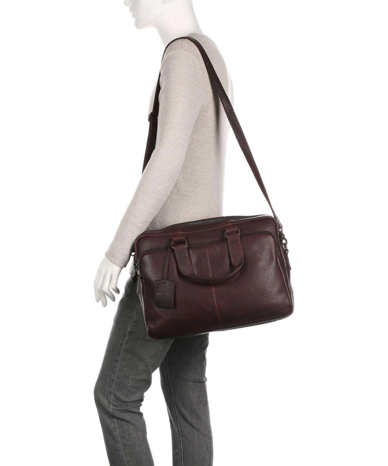 Burkely Antique Avery Briefcase bruin