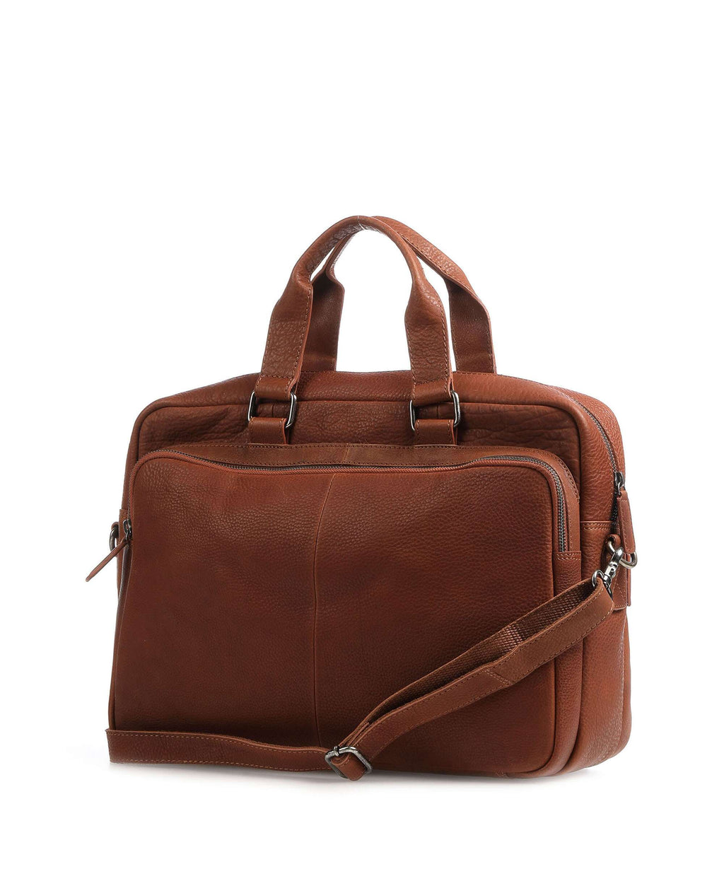 Burkely Antique Avery Briefcase cognac