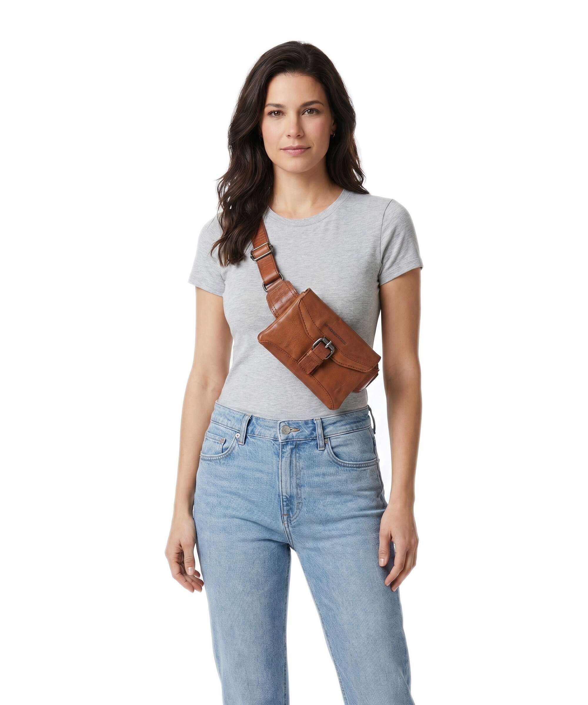 Spikes & Sparrow Bronco Belt bag brandy