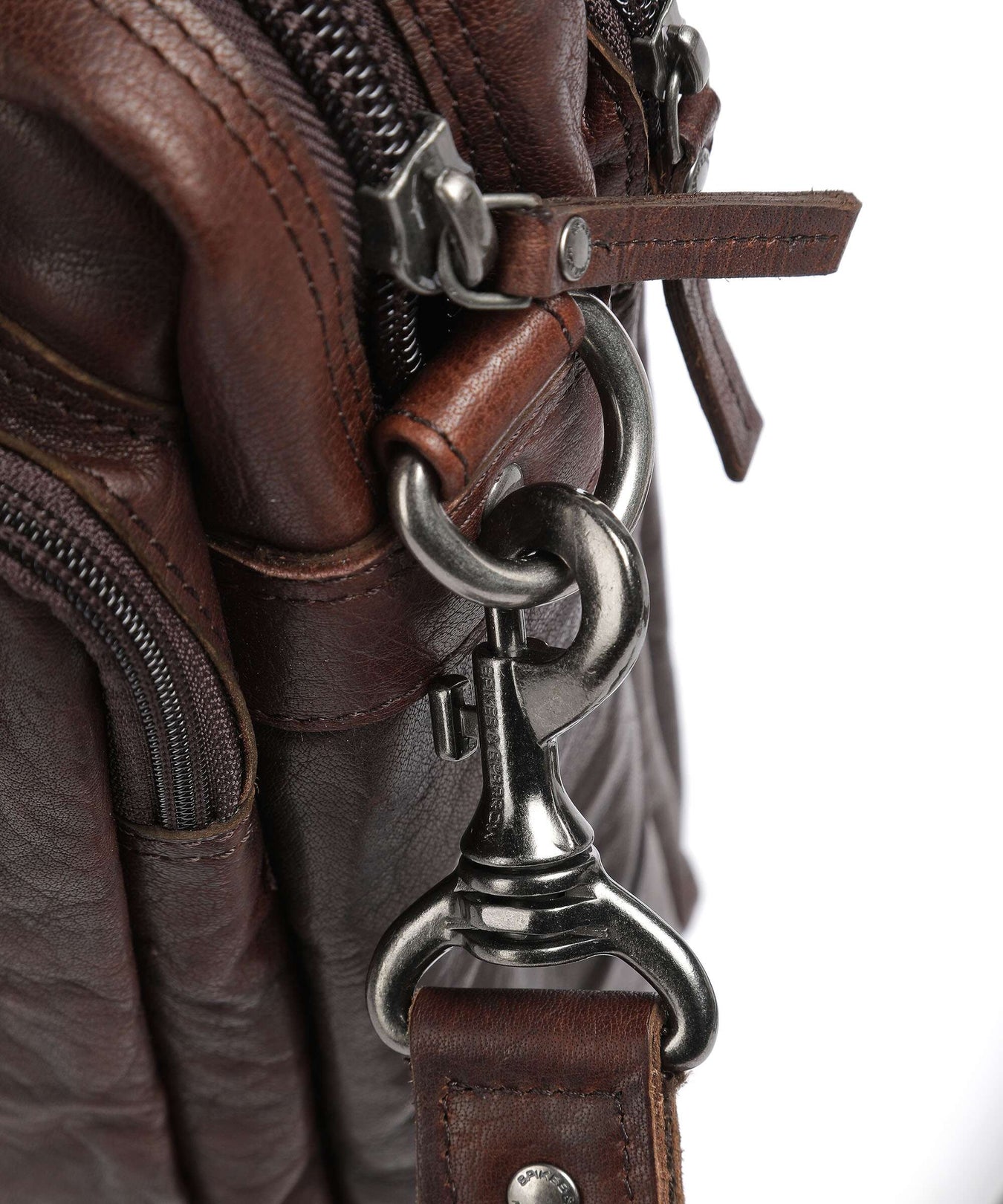 Spikes & Sparrow Bronco Briefcase dark brown