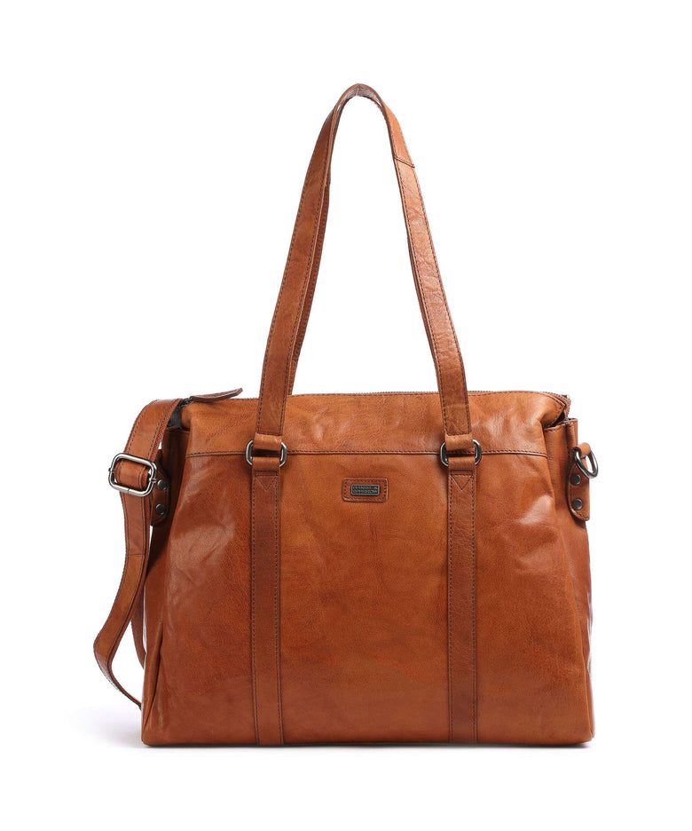 Spikes & Sparrow Bronco Tote bag brandy