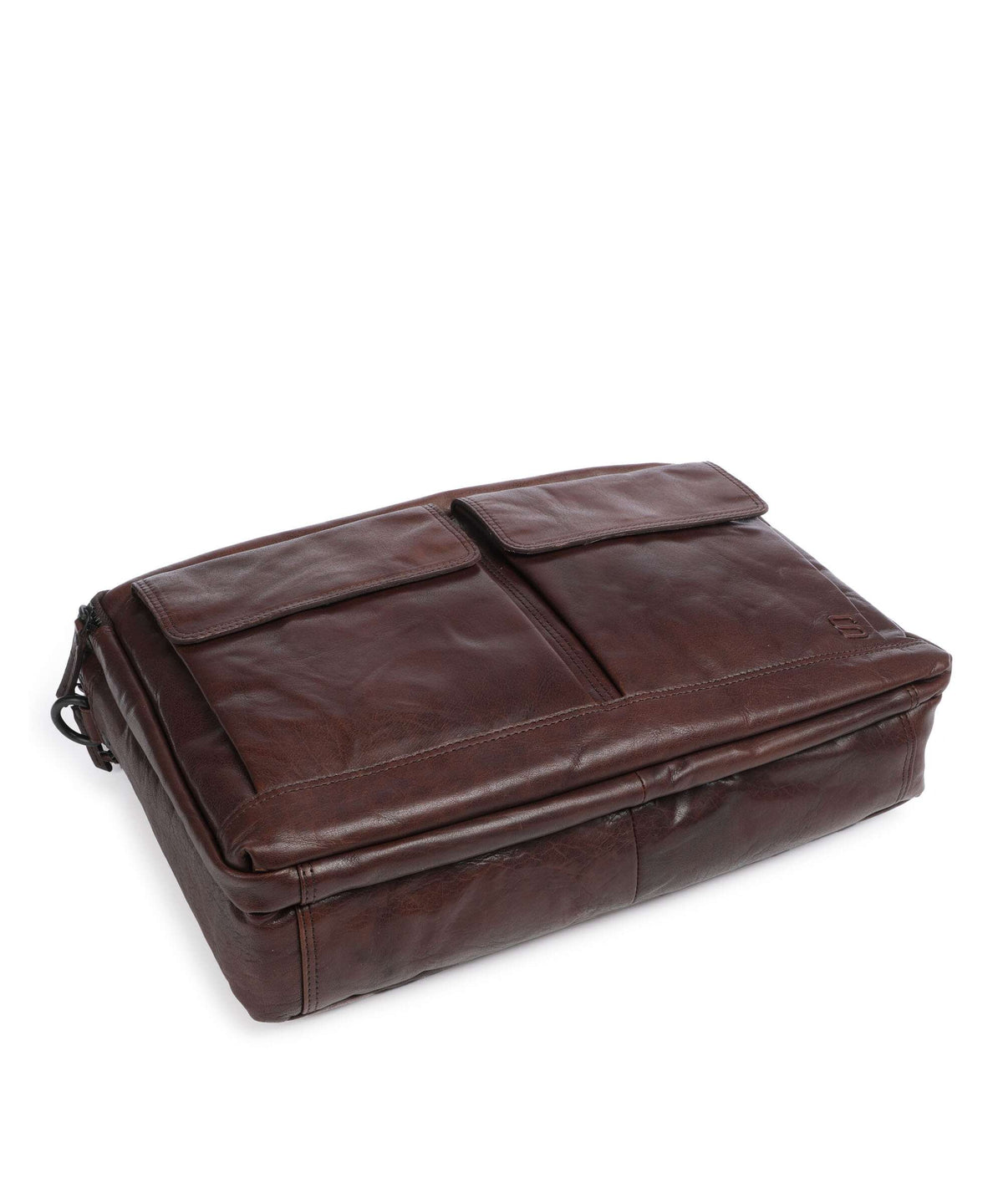 Spikes & Sparrow Bronco Briefcase dunkelbraun