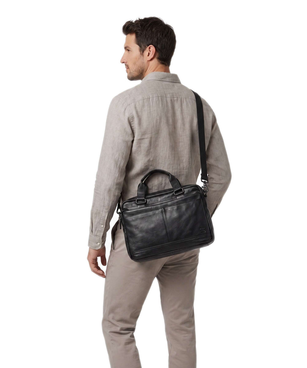 Spikes & Sparrow Apache Steven Briefcase black
