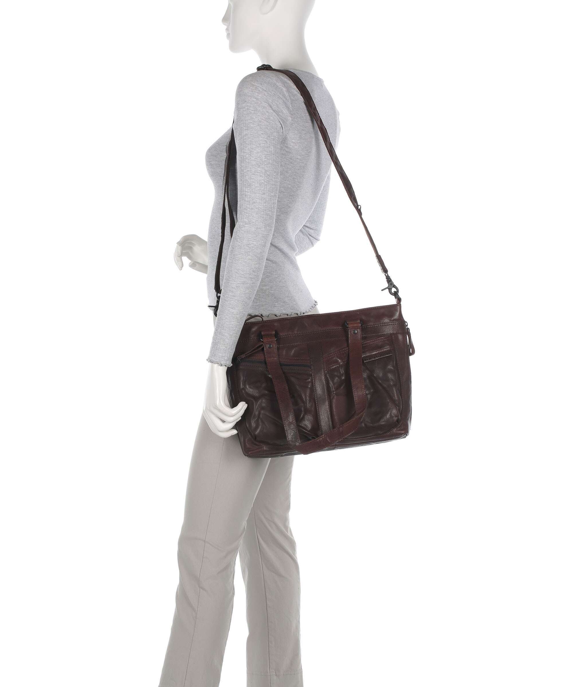 Spikes & Sparrow Bronco José Shoulder bag dark brown