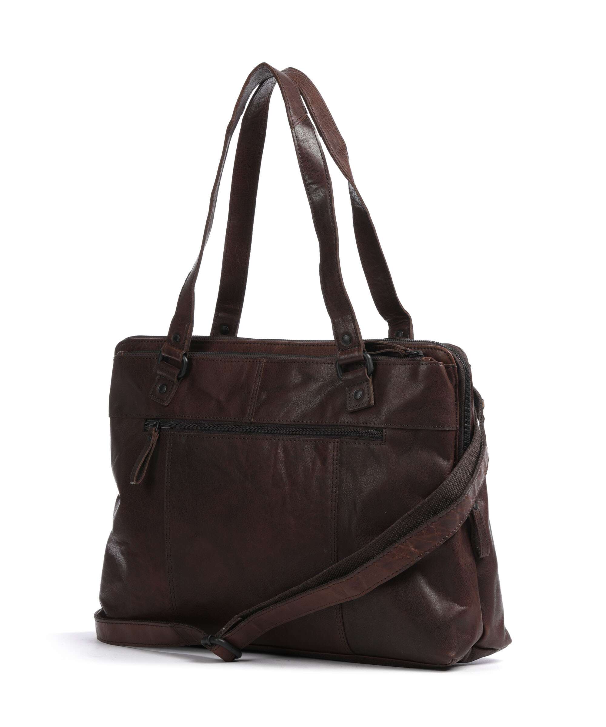 Spikes & Sparrow Bronco Lilian Laptop bag dark brown