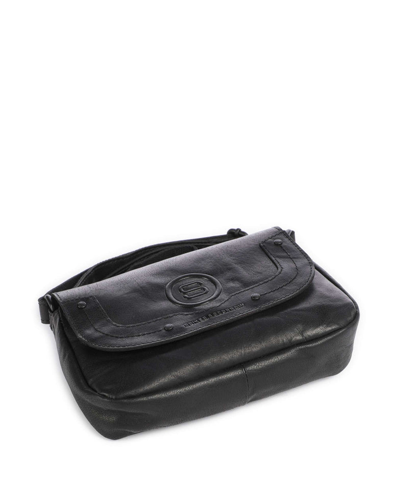 Spikes & Sparrow Bronco Linne Crossbody bag schwarz