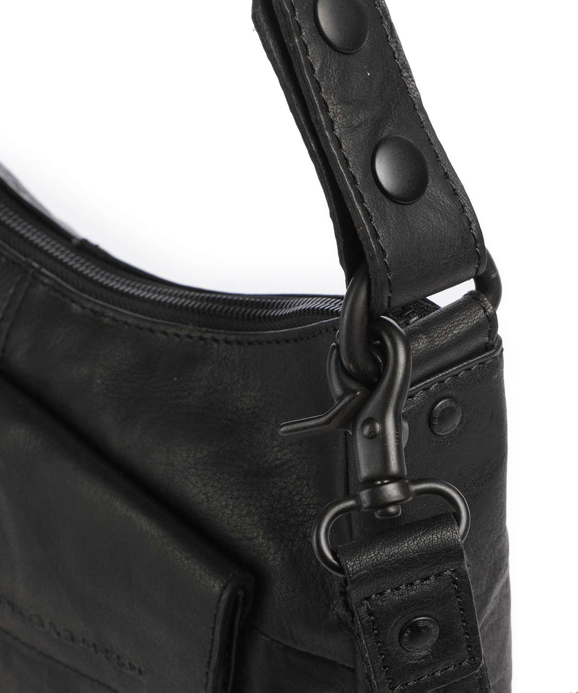 Spikes & Sparrow Bronco Ida Hobo bag black