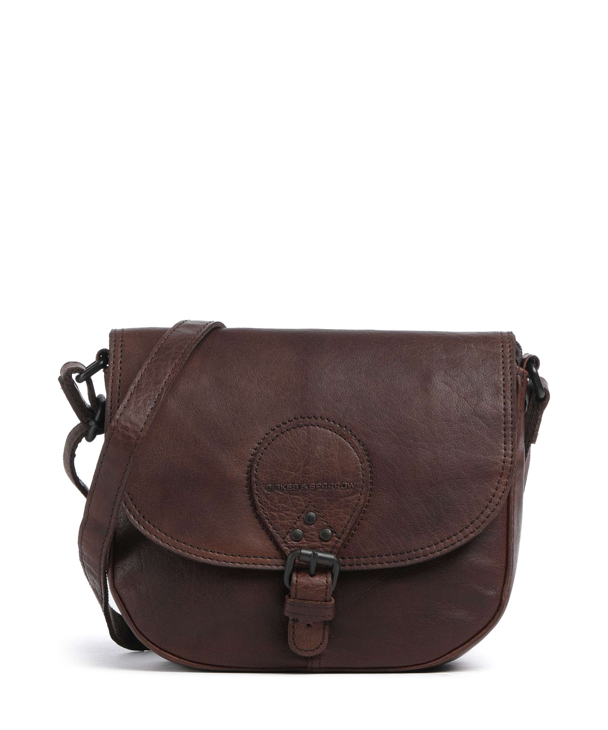 Spikes & Sparrow Bronco Nicolina Crossbody bag dark brown