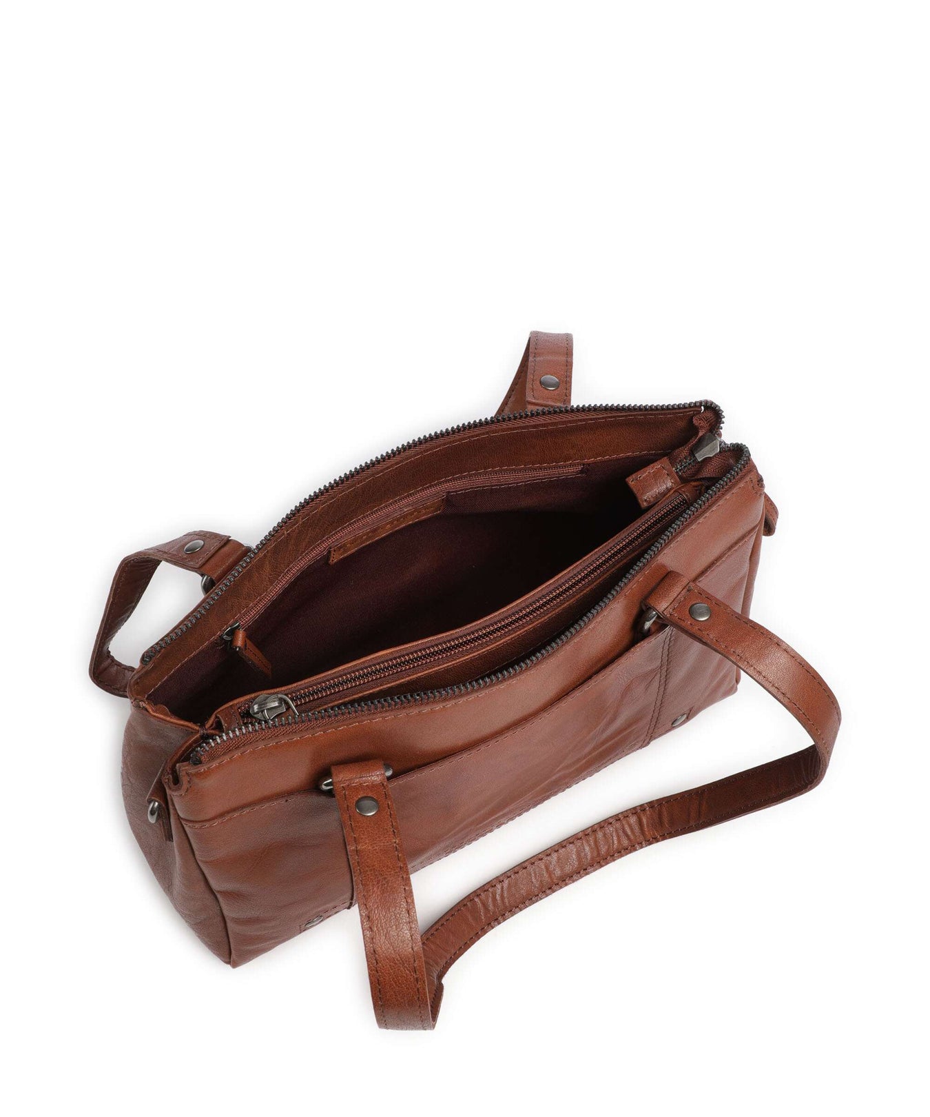 Spikes & Sparrow Bronco Jeannine Shoulder bag brandy