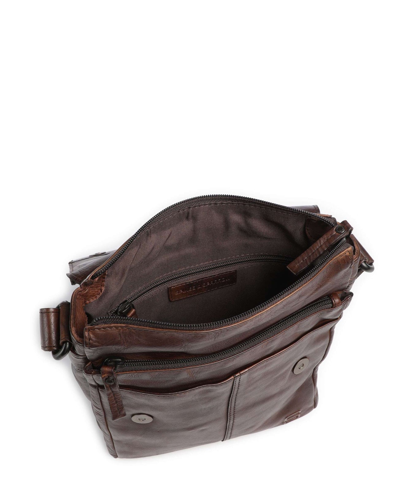 Spikes & Sparrow Apache Stan Crossbody bag dark brown