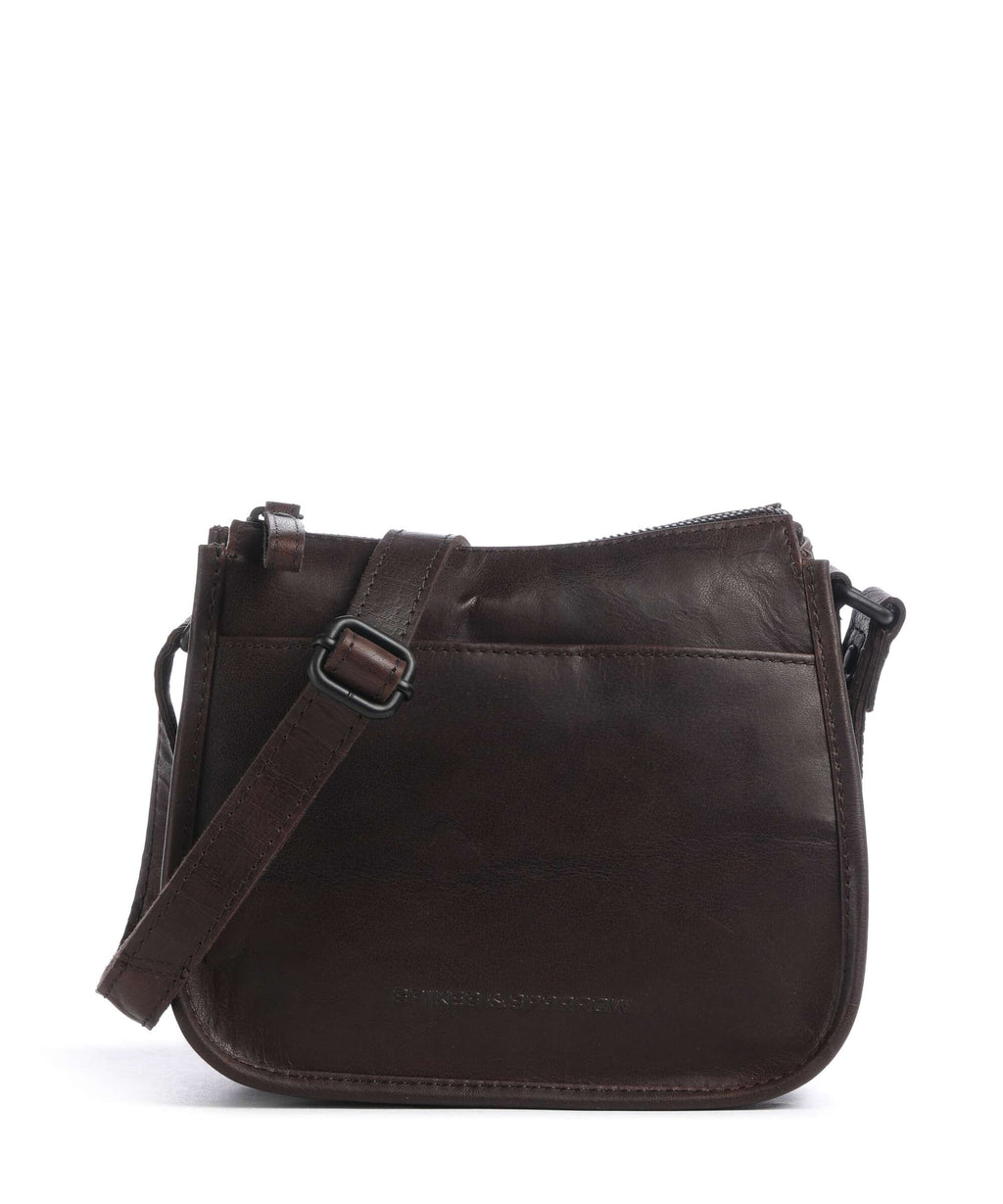 Spikes & Sparrow Bronco Joy Crossbody bag dark brown