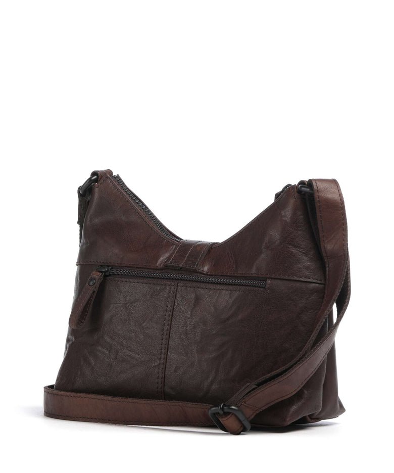 Spikes & Sparrow Bronco Ellesse Crossbody bag dark brown