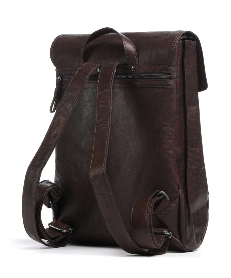 Spikes & Sparrow Bronco Marlotte Laptop backpack dark brown