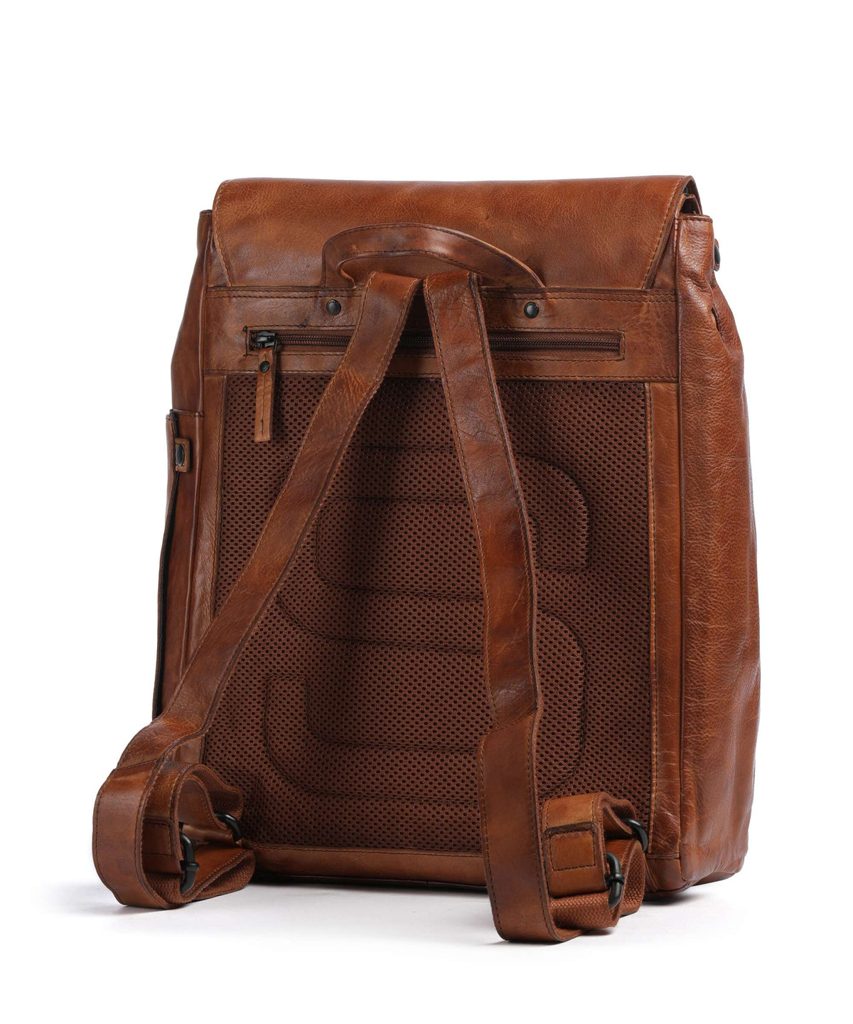 Spikes & Sparrow Apache Ted Laptop backpack brandy