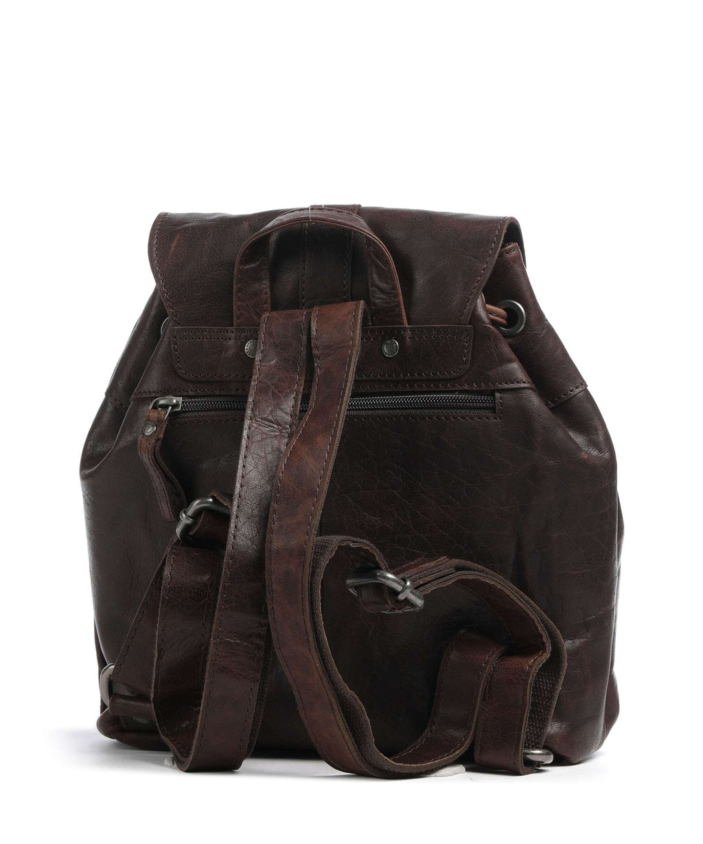 Spikes & Sparrow Bronco Tamara Backpack dark brown
