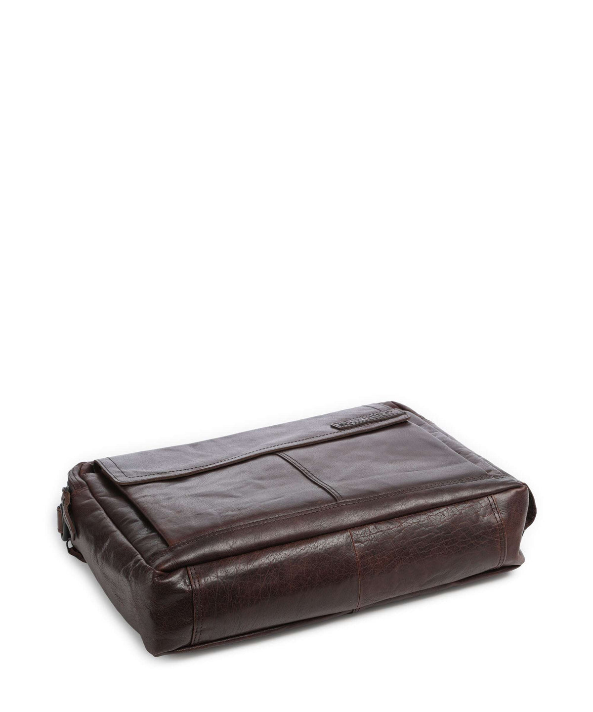 Spikes & Sparrow Bronco Henry Briefcase dark brown