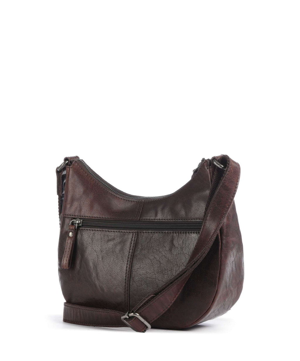 Spikes & Sparrow Bronco Filippa Crossbody bag dark brown