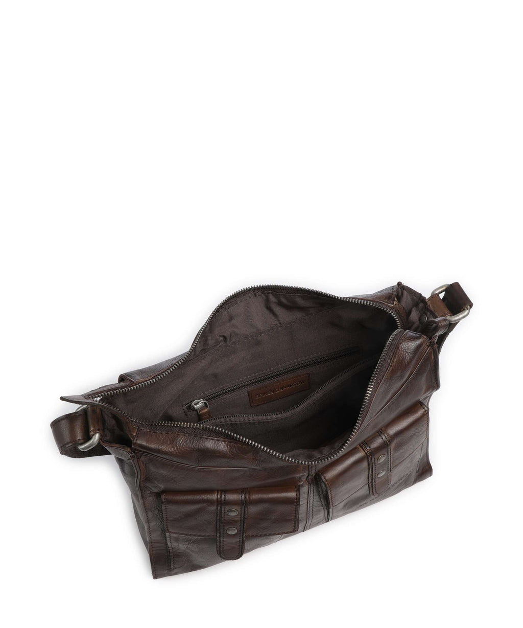Spikes & Sparrow Apache Samara Hobo bag dark brown