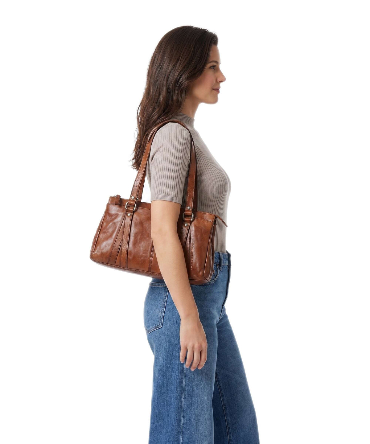 Spikes & Sparrow Apache Christabelle Shoulder bag brandy