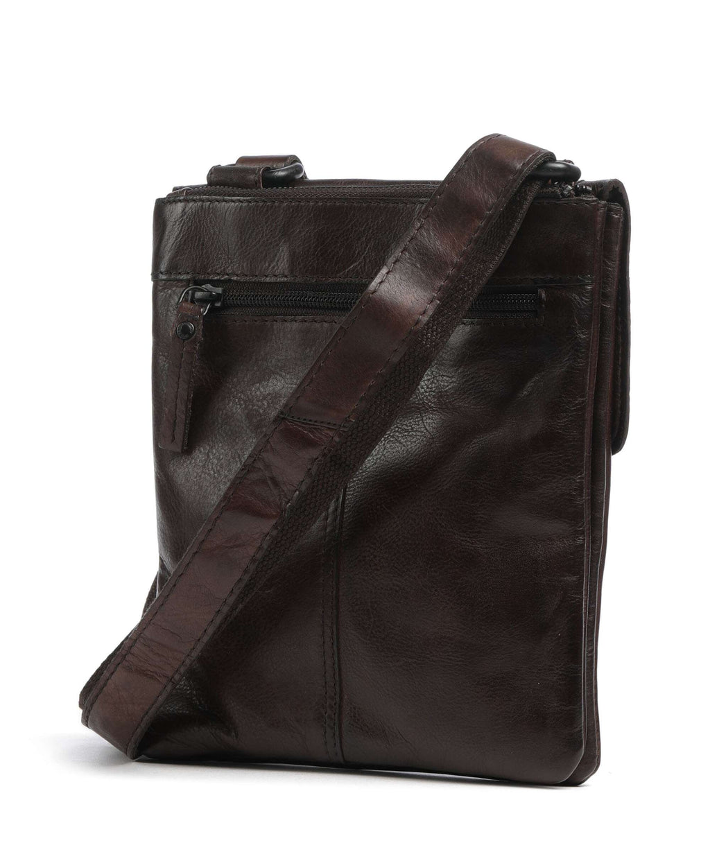 Spikes & Sparrow Apache Jake Crossbody bag dark brown
