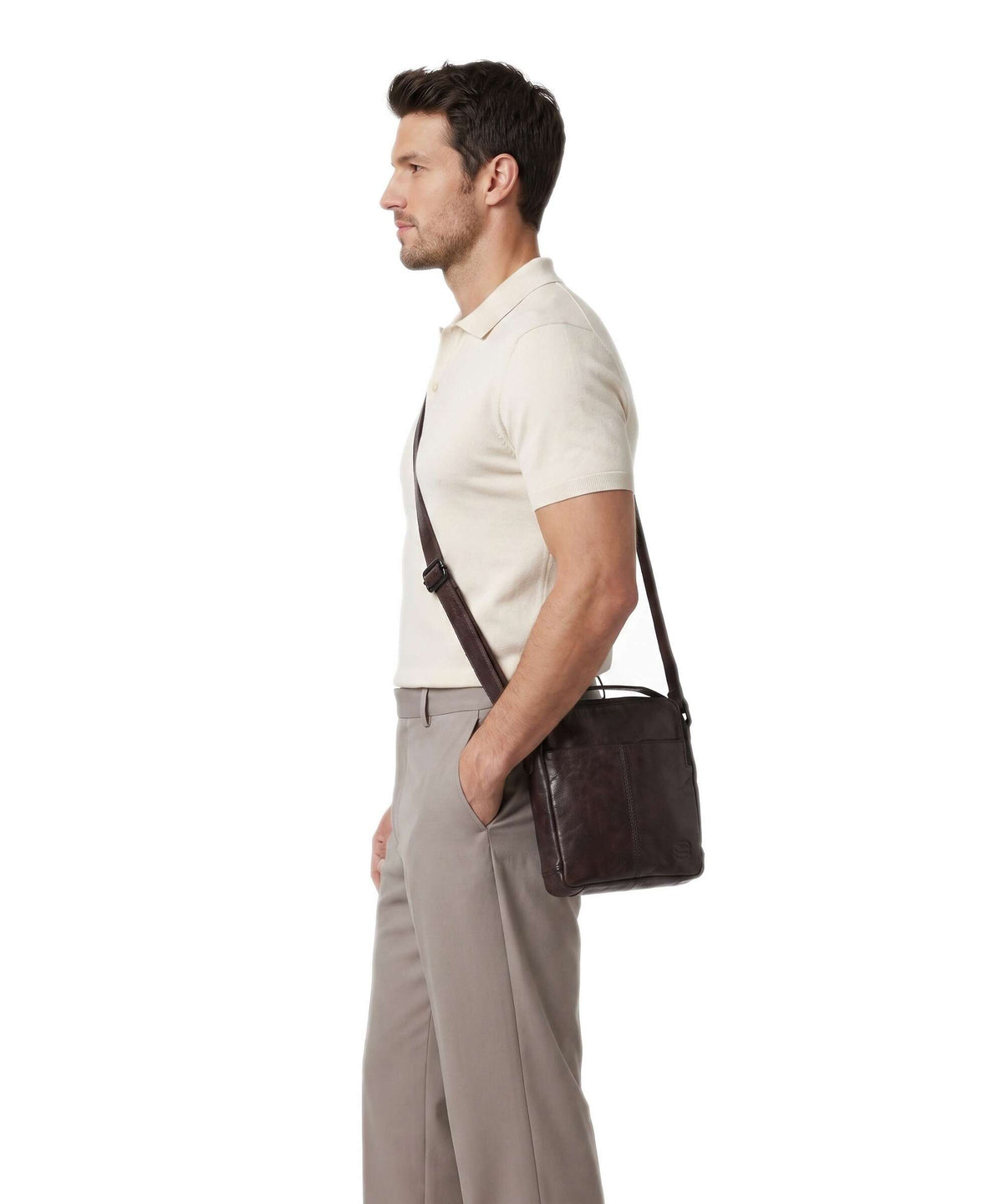 Spikes & Sparrow Apache Moses Crossbody bag dark brown