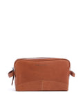 The Chesterfield Brand Wax Pull Up Cow Stacey Toiletry bag cognac