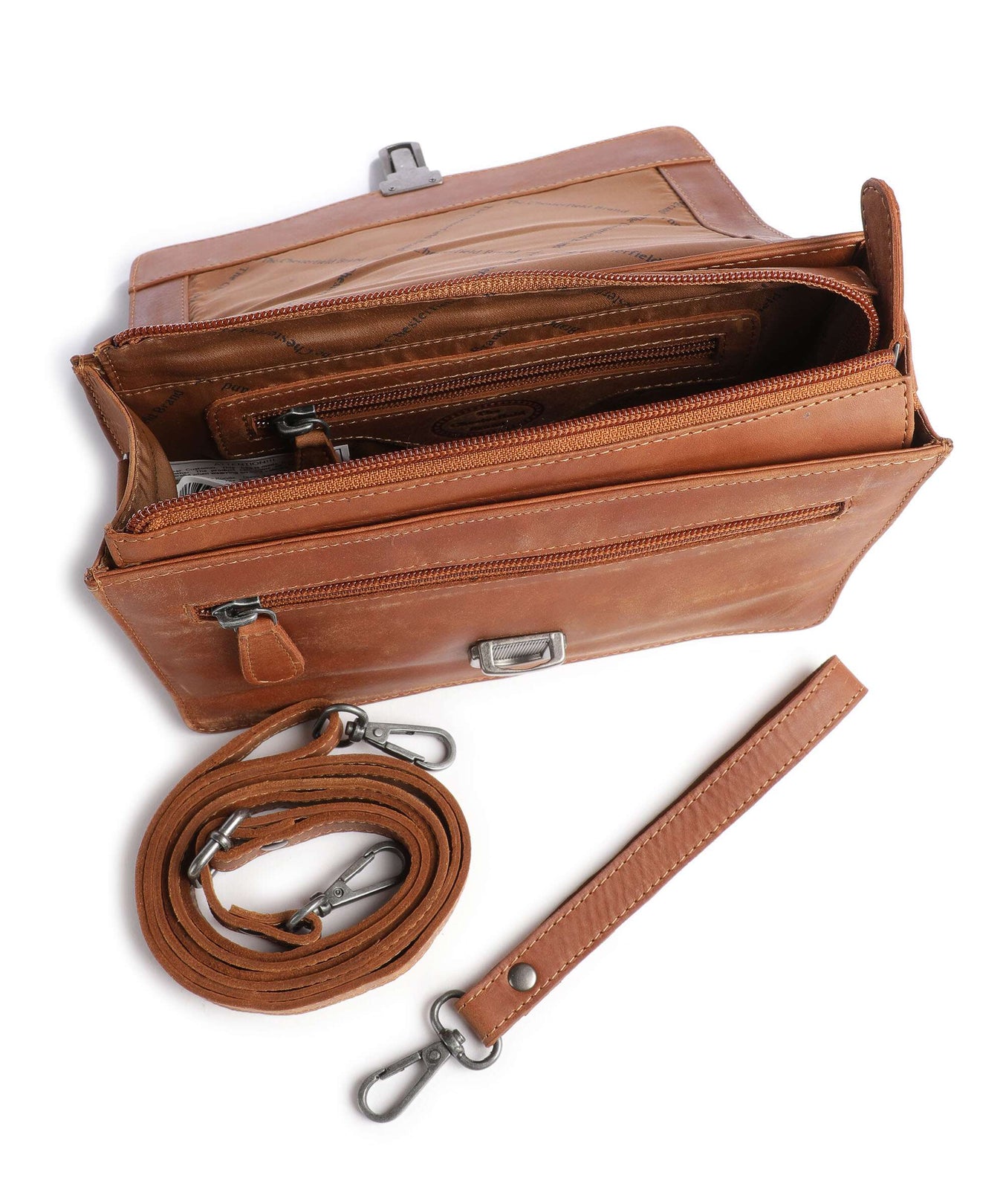The Chesterfield Brand Lucca Crossbody bag cognac