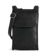 The Chesterfield Brand Cow Wax Pull Up Nebra Phone bag black