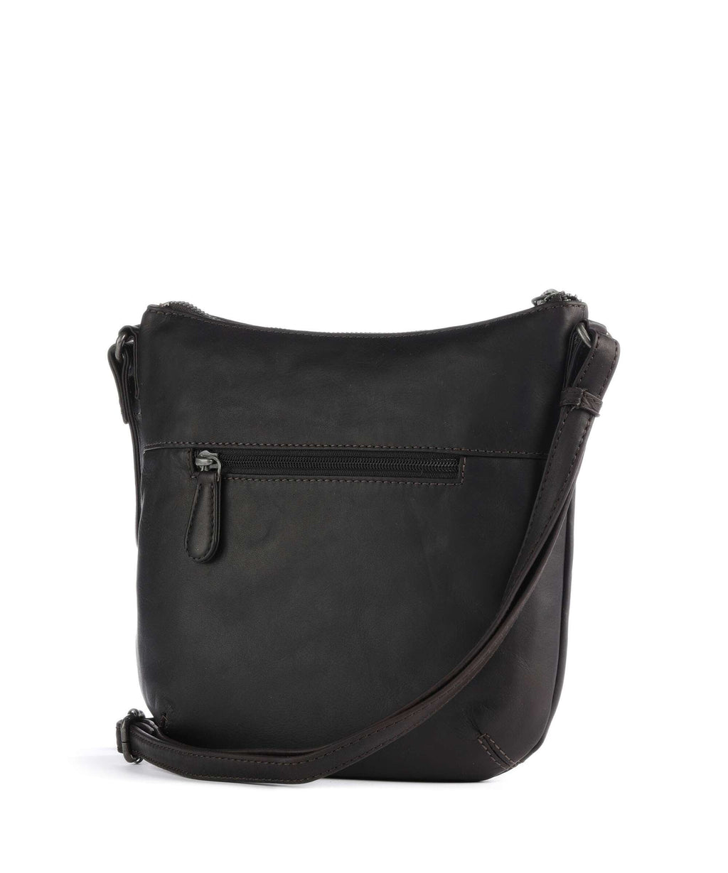 The Chesterfield Brand Cow Wax Pull Up Redding Crossbody bag brown