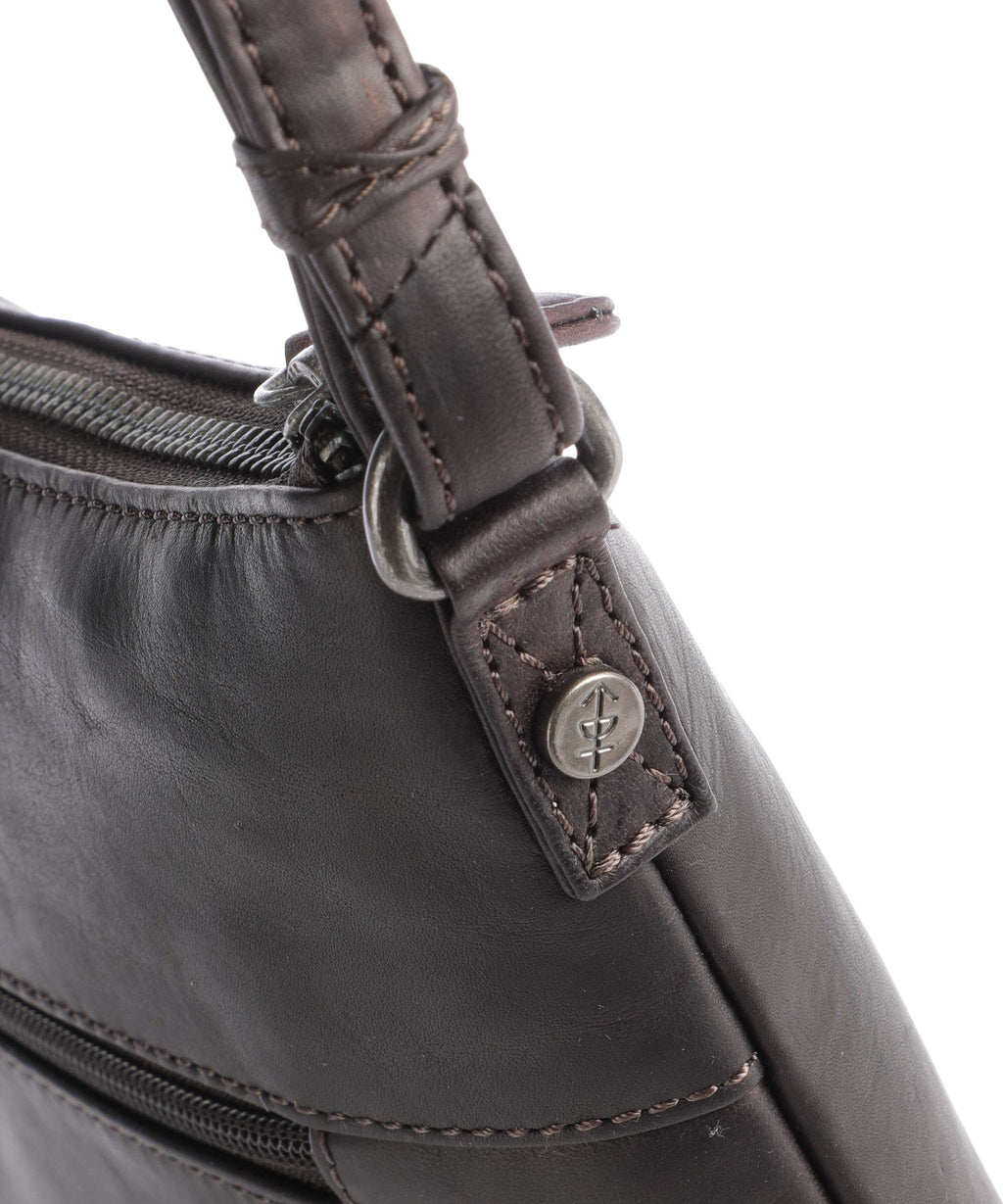 The Chesterfield Brand Cow Wax Pull Up Redding Crossbody bag brown