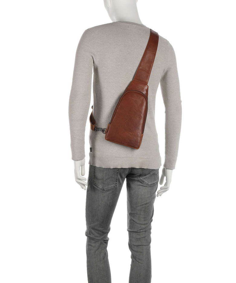 The Chesterfield Brand Bari Sling bag cognac