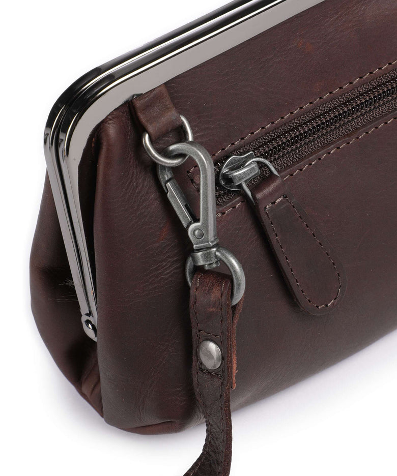 The Chesterfield Brand Cow Wax Pull Up Andrade Shoulder bag brown