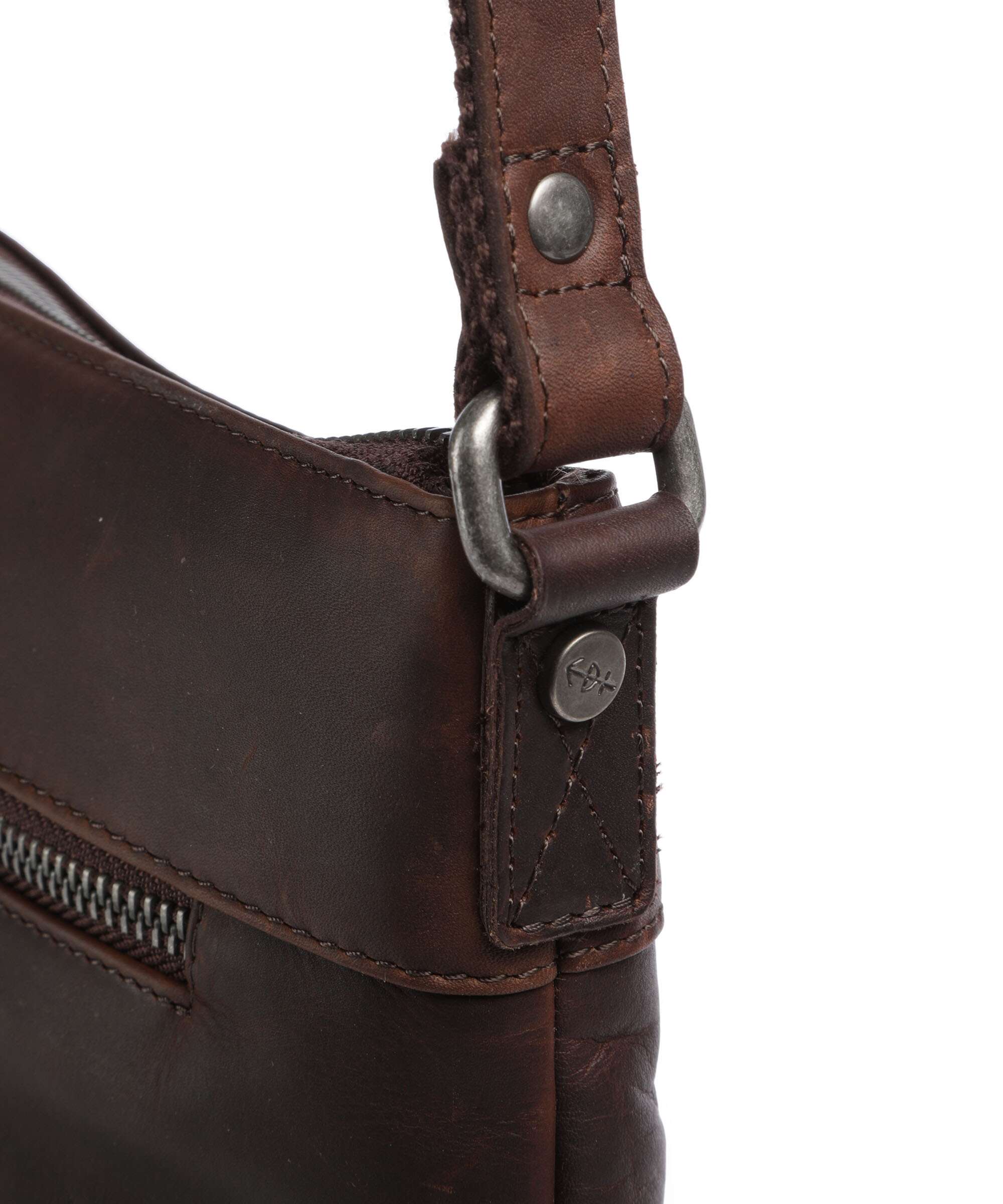 The Chesterfield Brand Wax Pull Up Cow Cartagena Crossbody bag brown