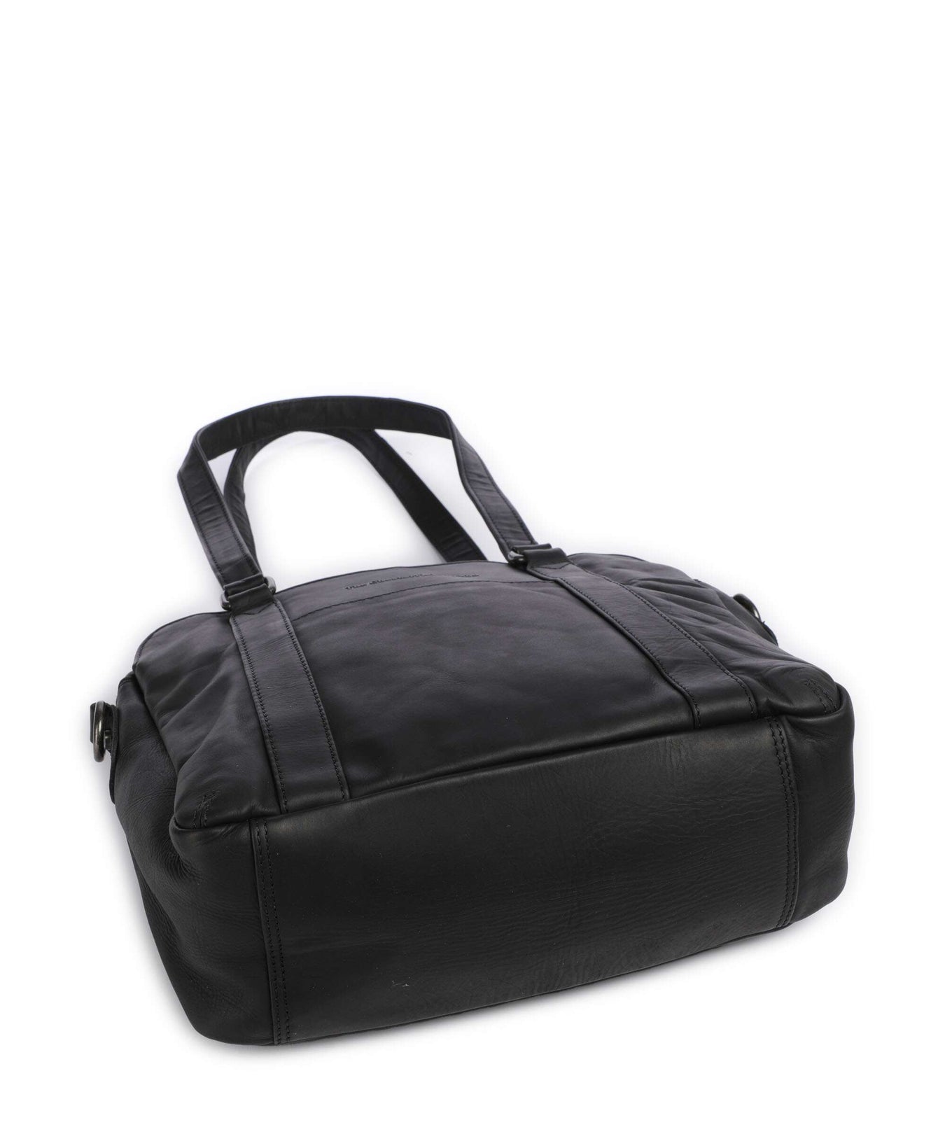 The Chesterfield Brand Cow Wax Pull Up Porlezza Shoulder bag black