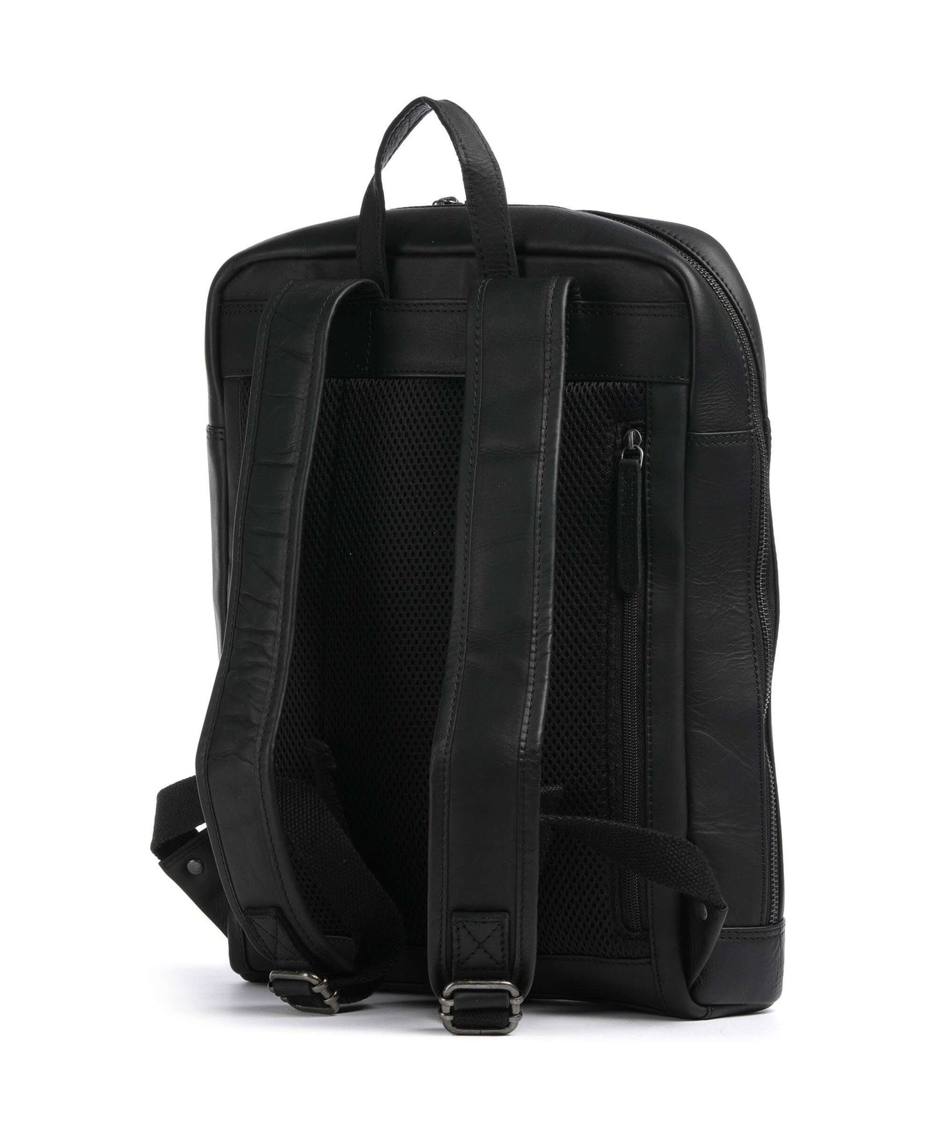 The Chesterfield Brand Cow Wax Pull Up Jasper Backpack black