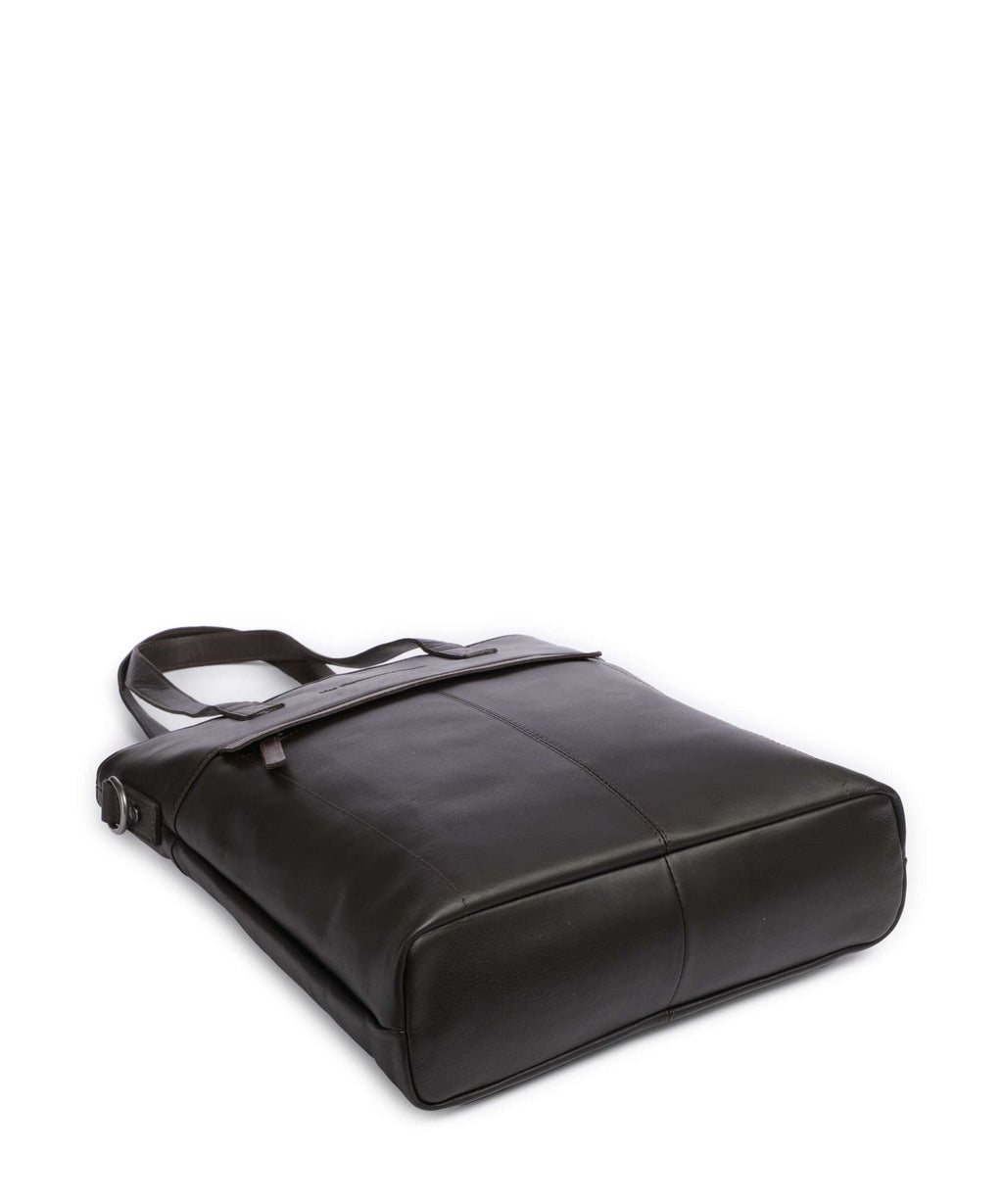 The Chesterfield Brand Cow Wax Pull Up Nunavik Tote bag brown