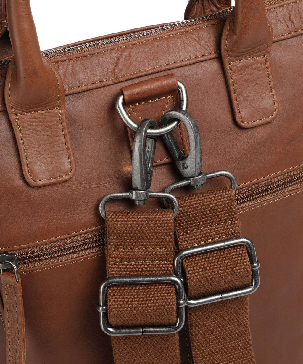 The Chesterfield Brand Cow Wax Pull Up Luisa Backpack bag cognac