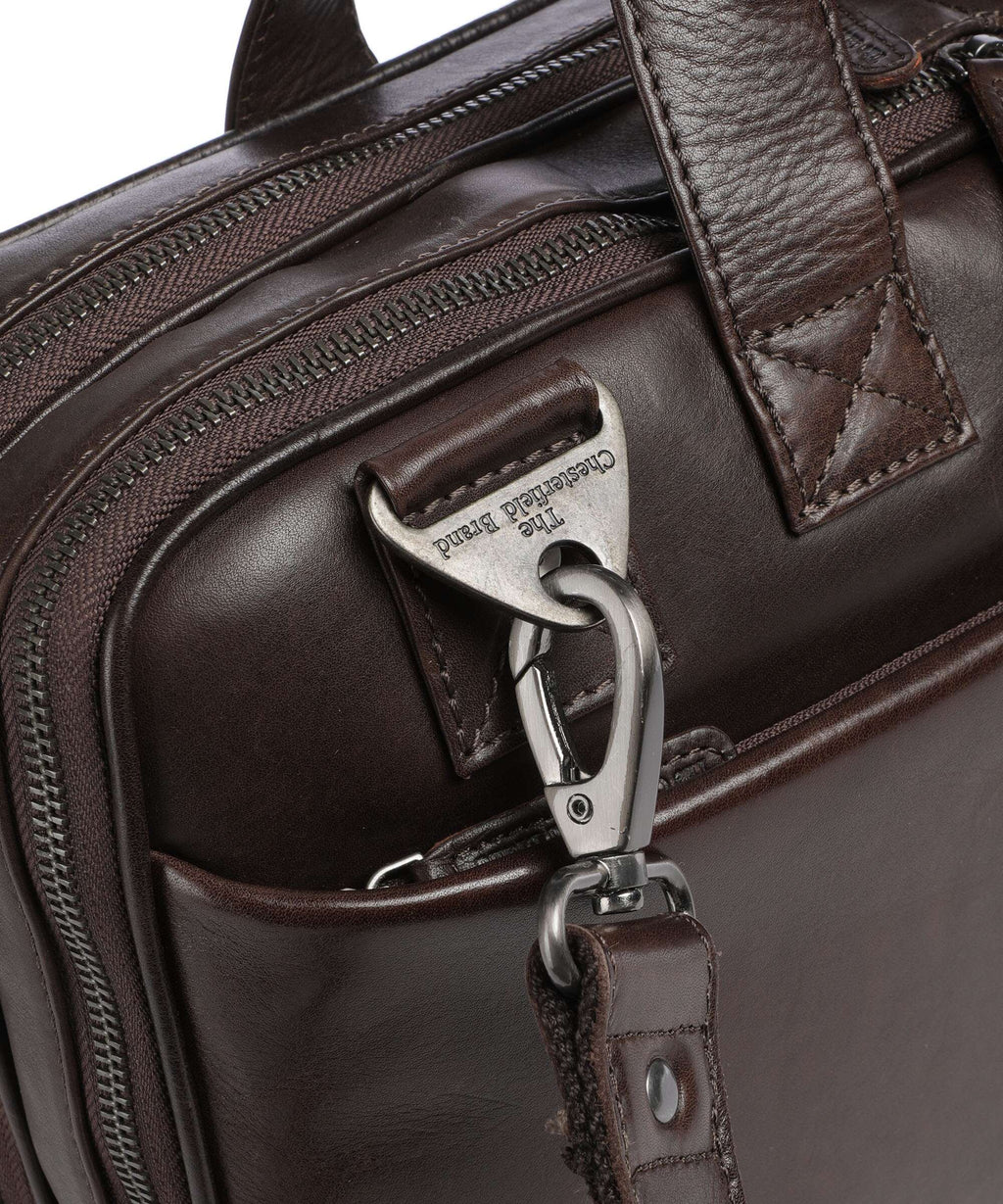 The Chesterfield Brand Novum Iseo Briefcase brown