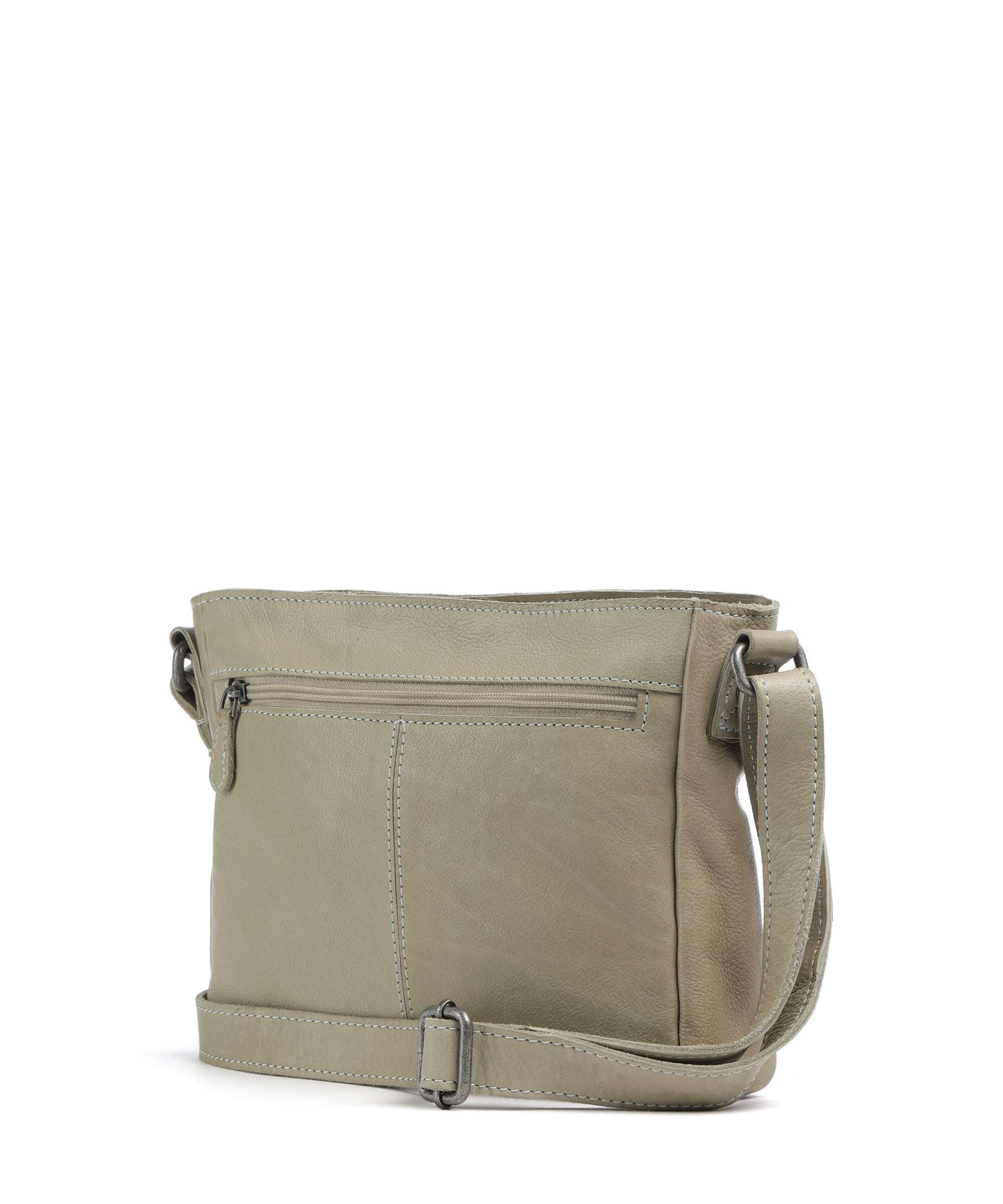 The Chesterfield Brand Washed Waxed Cow Aston Crossbody bag ocean blue