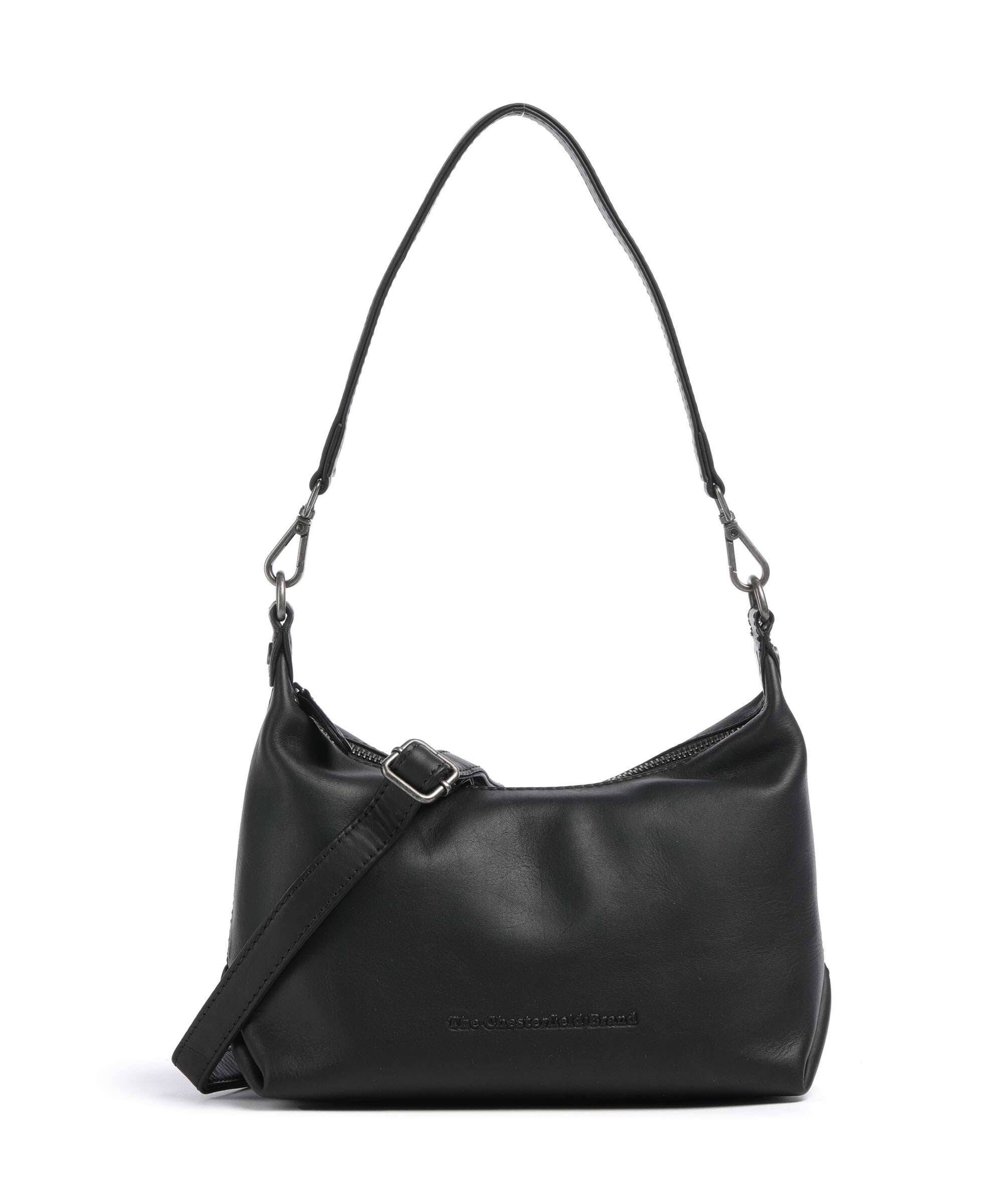 The Chesterfield Brand Wax Pull Up Cow Christie Shoulder bag black