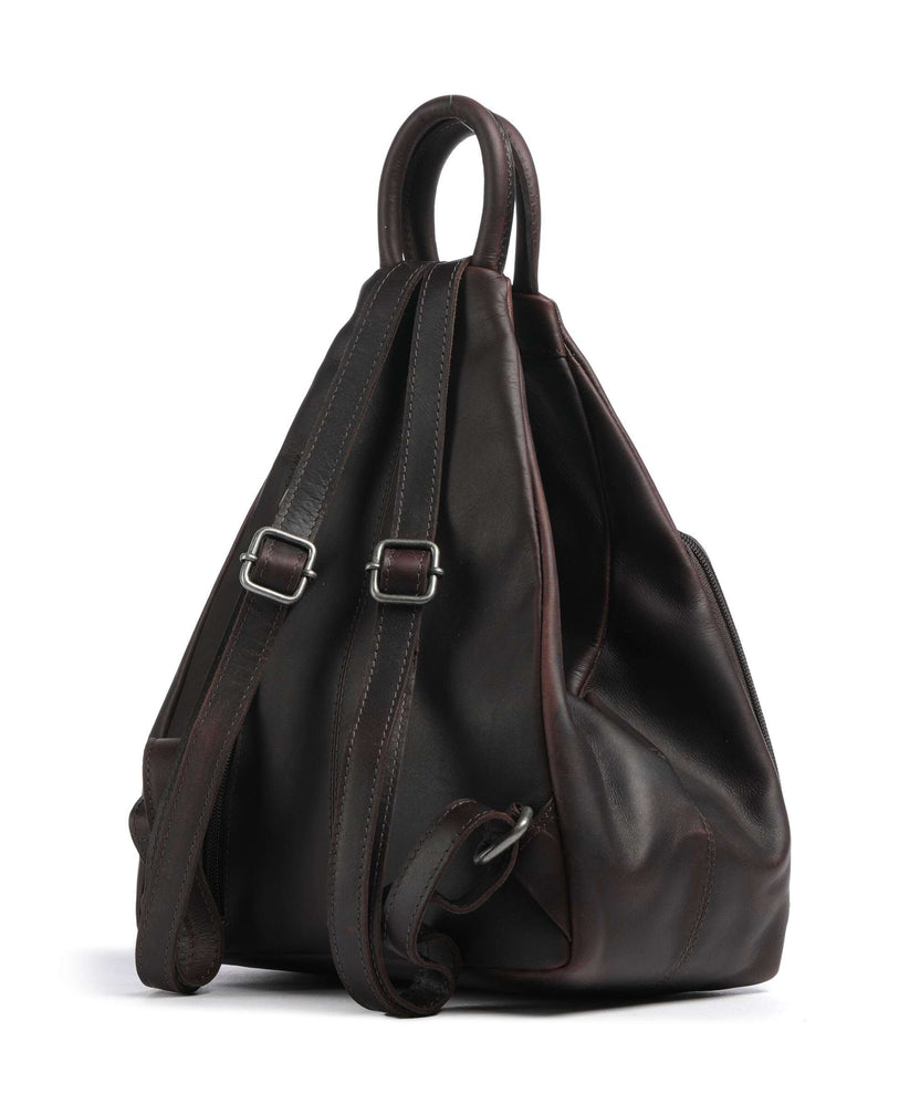 The Chesterfield Brand Wax Pull Up Cow Howard Backpack brown