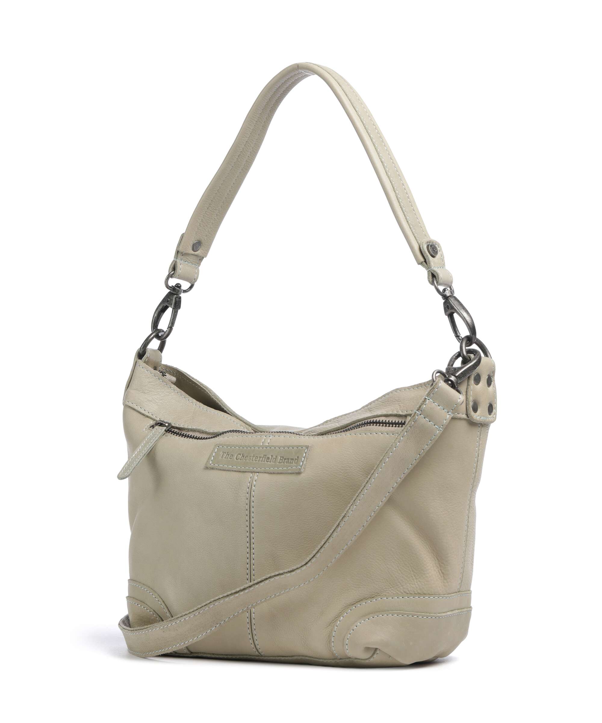 The Chesterfield Brand Washed Waxed Cow Lucy Shoulder bag ocean green
