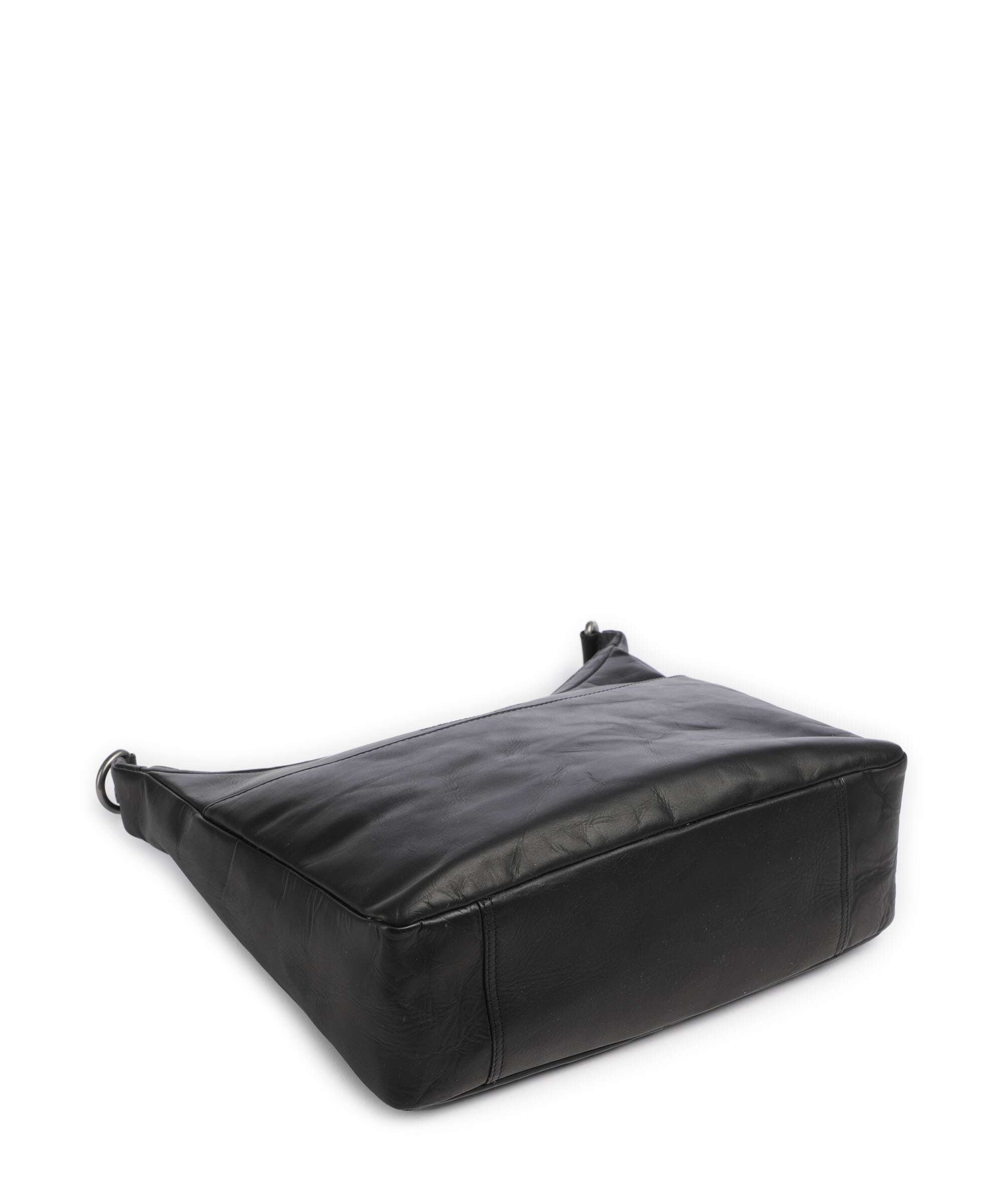 The Chesterfield Brand Wax Pull Up Cow Olvia Hobo bag black